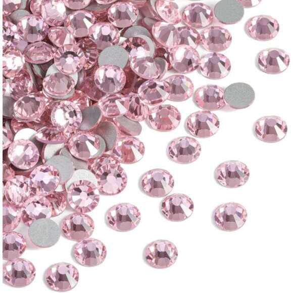 🆕 Beadsland Flat Back Crystal Rhinestones Round Gems Hight Quality Sparkle Glue - Picture 3 of 6